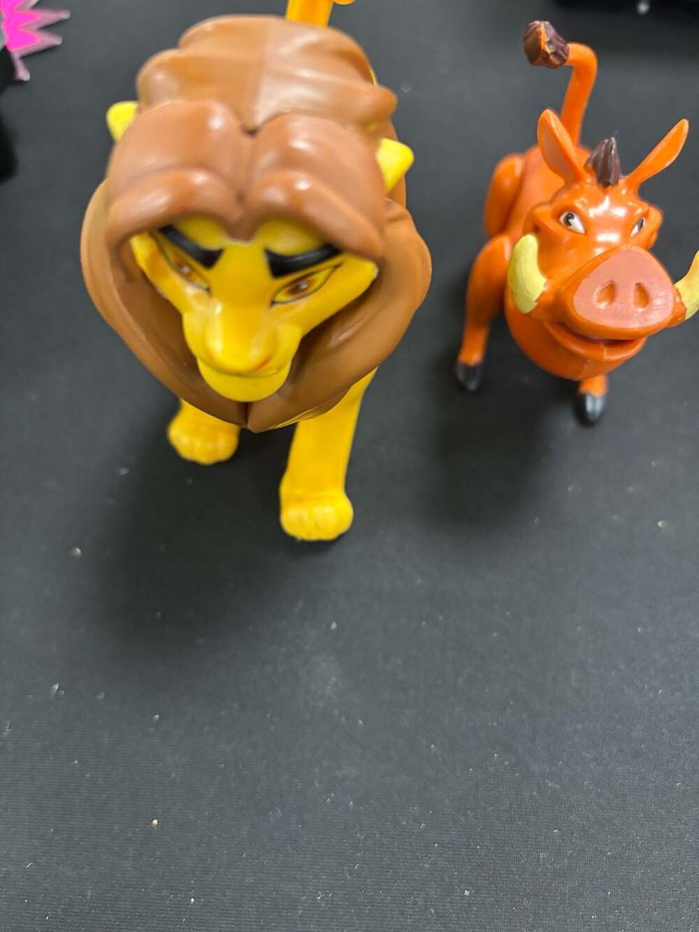 Disney The Lion King Adult Simba and Pumbaa Plastic Toy Action Figures